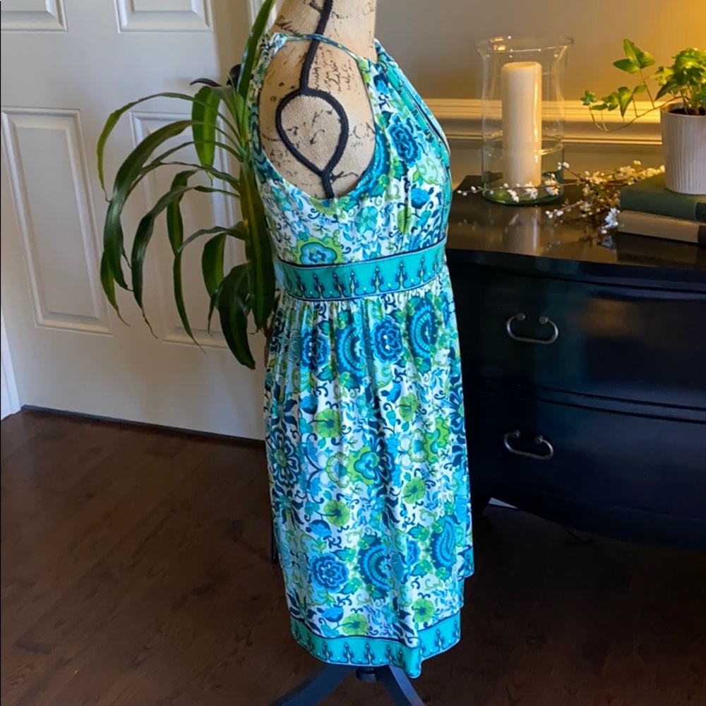 London Times Racer Back Sundress - Picture 2 of 7
